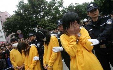 Prostitution is a major criminal offense in China.