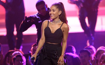  Recording artist Ariana Grande performs onstage during the 2016 Billboard Music Awards at T-Mobile Arena on May 22, 2016 in Las Vegas, Nevada.