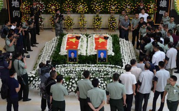 A memorial service was held for two Chinese peacekeepers who died in South Sudan last month.