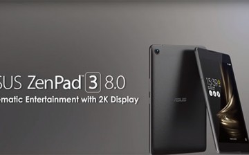 ASUS introduces the new ZenPad 3 8.0, which has cinematic entertainment with 2K IPS display.