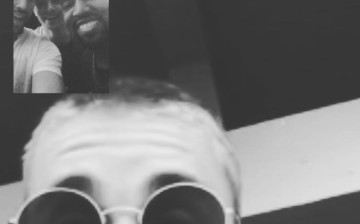 Justin Bieber FaceTimes Kanye West with the caption 