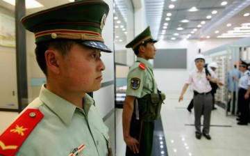 A nuclear power plant in Qinshan is being guarded by local police.