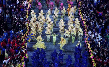 Opening ceremony of the Rio 2016 Olympic Games.