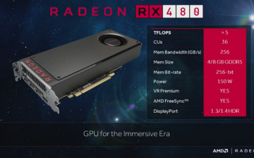 The tight competition between GPUs - AMD RX 480 and NVIDIA GTX 1060 - seems to be in favor on AMD RX 480.