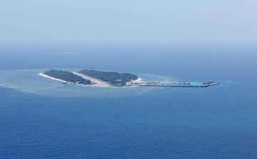 One of the artificial islands China constructed in the South China Sea.