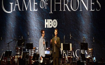 Actor Isaac Hempstead Wright and composer Ramin Djawadi attend the announcement of the Game of Thrones® Live Concert Experience featuring composer Ramin Djawadi at the Hollywood Palladium on August 8, 2016 in Los Angeles, California. 