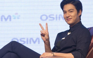 Korean actor Lee Min-Ho attends a press conference for a commercial event on September 11, 2014 in Taipei, Taiwan.