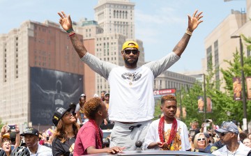Cleveland Cavaliers forward LeBron James.