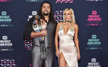 Rusev and Lana attend the 2016 CMT Music awards at the Bridgestone Arena on June 8, 2016 in Nashville, Tennessee.
