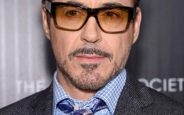 Actor Robert Downey Jr. attends the screening of Marvel's 'Captain America: Civil War' hosted by The Cinema Society with Audi & FIJI at Henry R. Luce Auditorium at Brookfield Place on May 4, 2016 in New York City. 