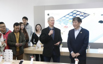 Apple CEO Tim Cook reveals plan to build a research and development center in China.