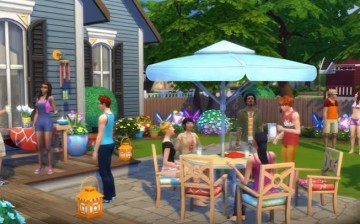 Screen capture from 'The Sims 4: Backyard Stuff' trailer.