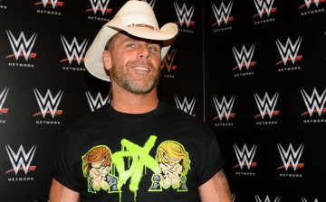 Shawn Michaels appears at a news conference announcing the WWE Network at the 2014 International CES.