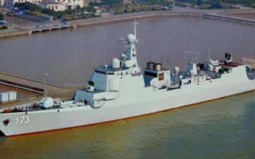 The Type-052D destroyer Changsha