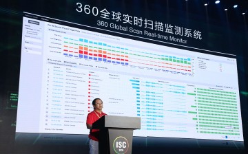Zhou Hongyi, CEO of Qihoo 360 Technology Co. Ltd., speaks before participants of the China Internet Security Conference held on Aug. 16, 2016 in Beijing.