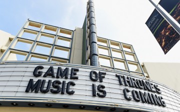A general view of the marquee during the announcement of the Game of Thrones® Live Concert Experience featuring composer Ramin Djawadi at the Hollywood Palladium on August 8, 2016 in Los Angeles, California. 