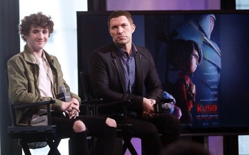 Art Parkinson and Travis Knight discuss 'Kubo and the Two Strings' at AOL HQ on August 17, 2016 in New York City.  