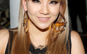 2NE1 singer CL attends the Jeremy Scott fall 2013 fashion show during MADE fashion week held in New York City.