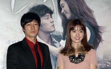 Actress Han Hyo-Joo and actor So Ji-Sub attend a photocall for 'Always', the opening film of the 16th Busan International Film Festival (BIFF) during the press conference at the Busan Cinema Center on October 6, 2011 in Busan, South Korea.