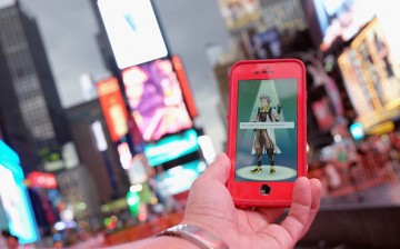 Pokemon Go Craze Hits New York City on July 25, 2016 in New York City.