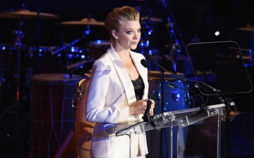  Actress Natalie Dormer addresses the audience during the 2016 World Humanitarian Day in New York.