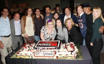 The cast attends the 100th episode celebration for the television show 'Criminal Minds' on October 19, 2009 in Los Angeles, California. 