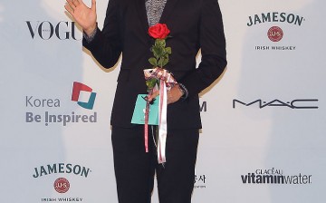 Taecyeon of 2PM arrives for the APAN star road during the 18th Busan International Film Festival on October 4, 2013 in Busan, South Korea.