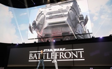 EA DICE introduces 'Star Wars Battlefront' during the Sony E3 press conference at the L.A. 