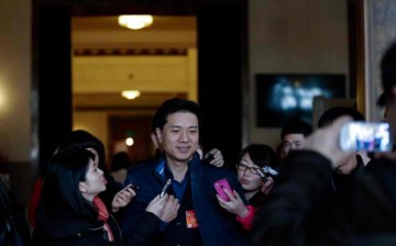 Baidu's CEO Robin Li launched the Baidu Brain in Beijing.