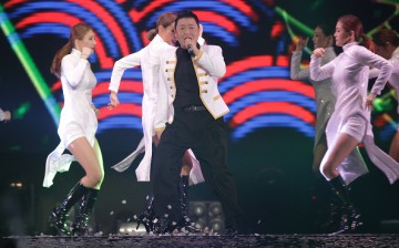 PSY performs his new song 'Daddy' during the 'All Night Stand 2015' on December 24, 2015 in Seoul, South Korea.   