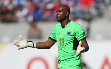 Costa Rica goalkeeper Patrick Pemberton.