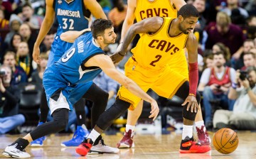 Ricky Rubio and Kyrie Irving