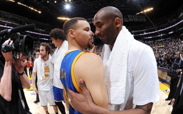 Stephen Curry and Kobe Bryant