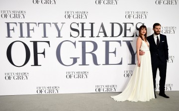 Dakota Johnson and Jamie Dornan at UK Premiere of 'Fifty Shades of Grey.'