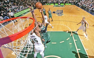 Greg Monroe and Derrick Favors