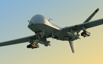 A General Atomics MQ-9 Reaper unmanned aerial vehicle.