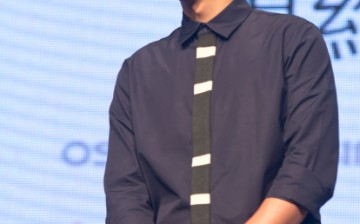 Korean singer/actor Lee Min-Ho attends a press conference for a commercial event on September 11, 2014 in Taipei, Taiwan.  
