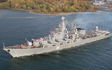 Varyag, flagship of the Russian Pacific Fleet.