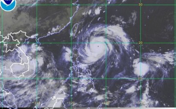 Super Typhoon Meranti hurls itself towards China.