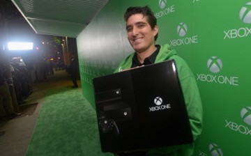  The first first person to buy the Xbox One Carlos Anthony at the Xbox One Launch at at Milk Studios.