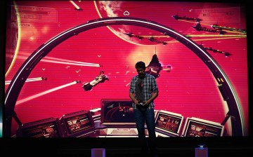 Sony’s Yoshida slams No Man’s Sky’s bungled PR. Pictured: Hello Games founder Sean Murray gives some heads up on “No Man’s Sky”.