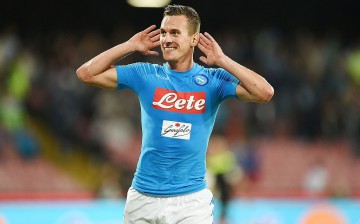 Napoli striker Arkadiusz Milik.