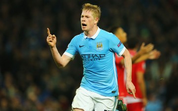 Manchester City midfielder Kevin De Bruyne.