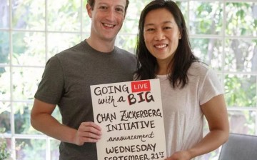 Mark Zuckerberg and his wife, Dr. Priscilla Chan, announcing their initiative to cure disease.