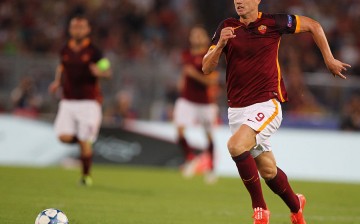 Roma striker Edin Dzeko.