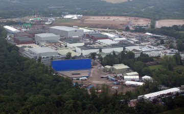 Pinewood Studios is pictured from a helicopter on June 13, 2015, in London, England.