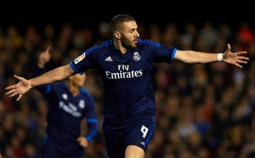 Real Madrid striker Karim Benzema.