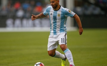 Argentina striker Sergio Agüero.