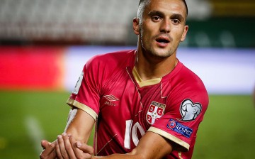 Serbia winger Dusan Tadic.