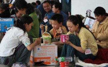 Instant noodles have been a staple for many Chinese traveling to countries with unfamiliar cuisine.